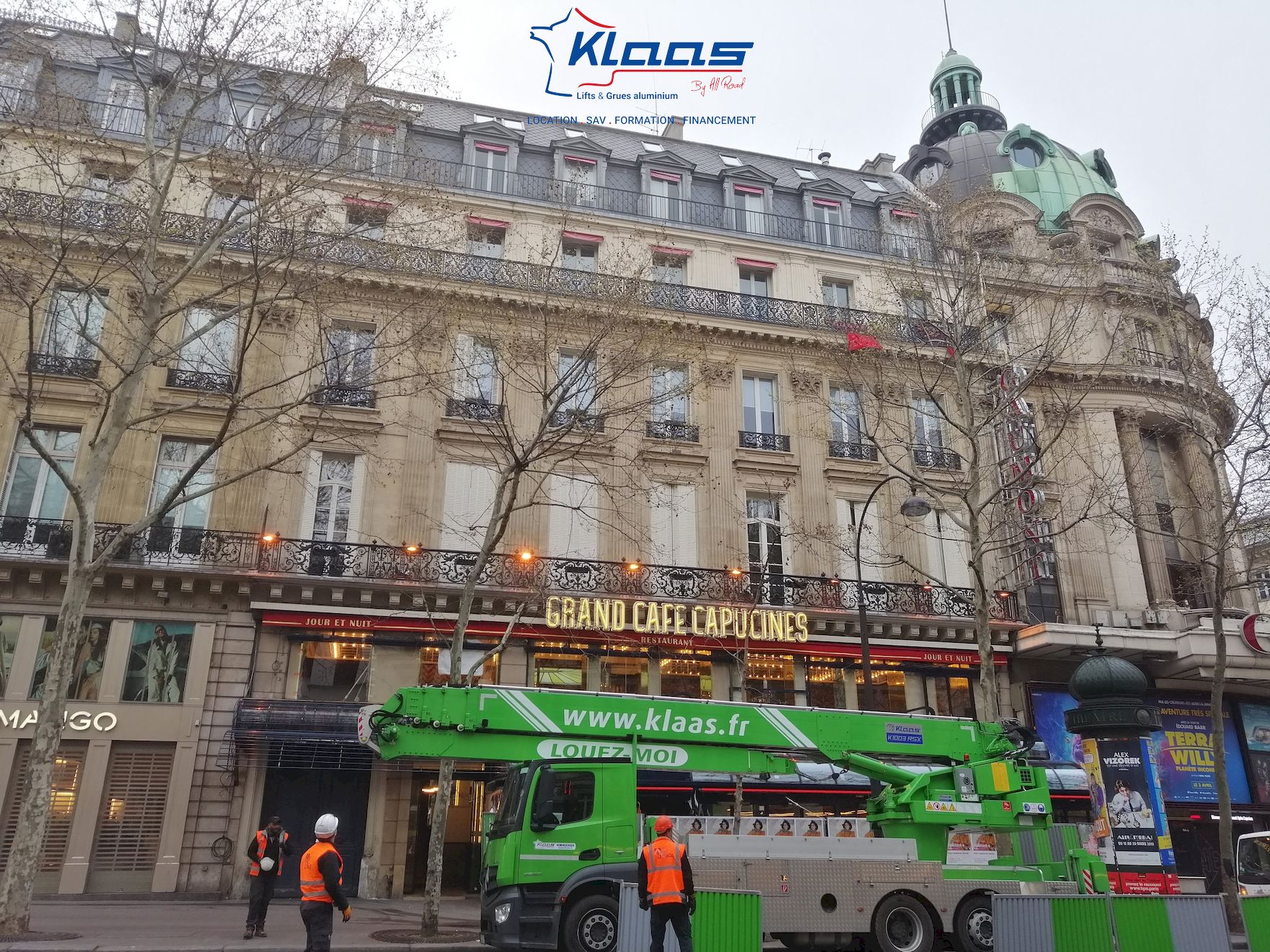 location grue sur camion klaas k1003 rsx