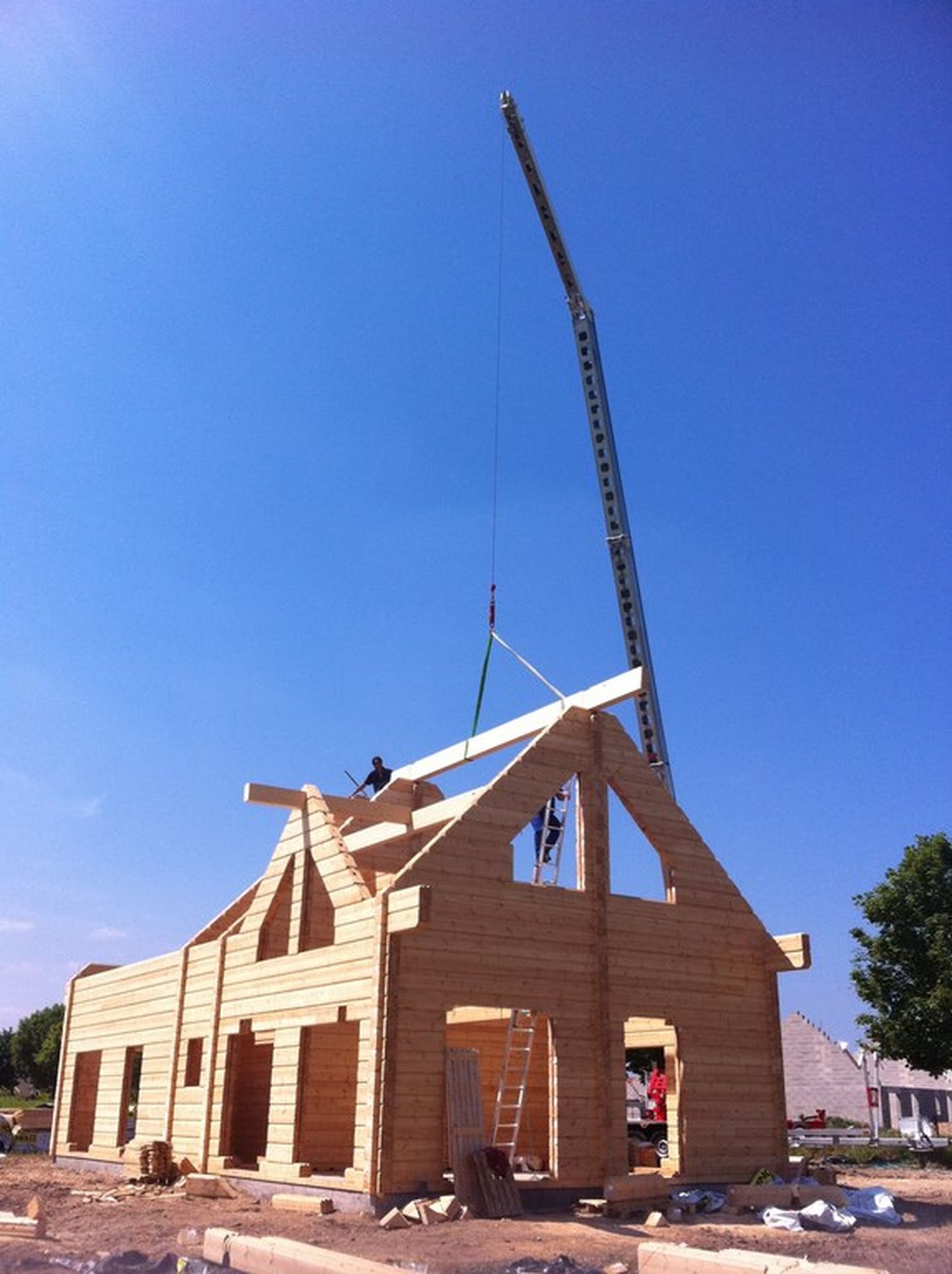 maison bois grue