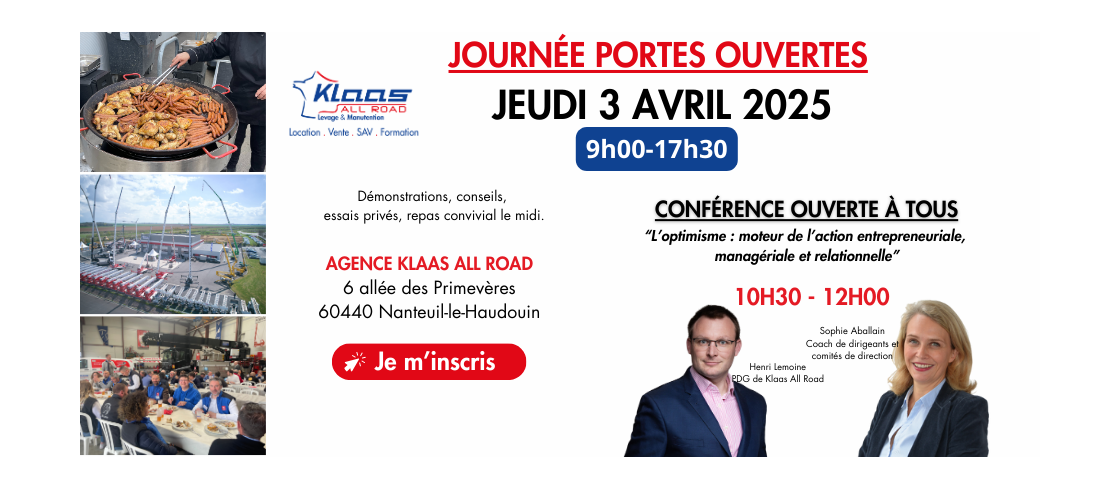 Journée Portes Ouvertes KLAAS - jeudi 03 avril 2025