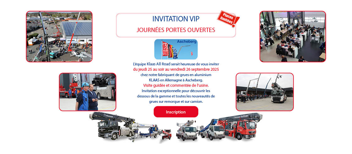 Invitation JPO chez notre fabricant Klaas Allemagne