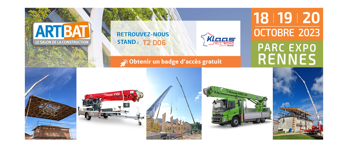 Klaas All Road présent au salon ARTIBAT