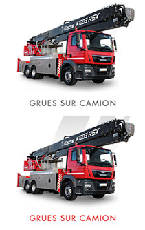 Grue de levage sur camion - Klaas