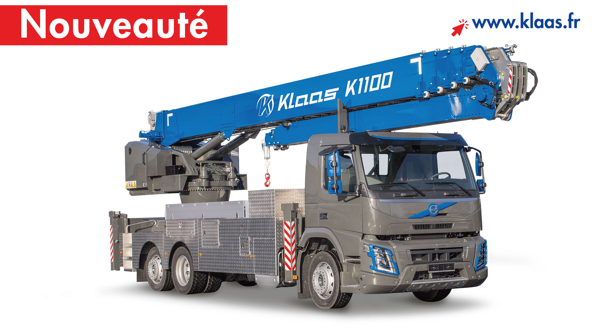 location grue mobile sur camion k1100