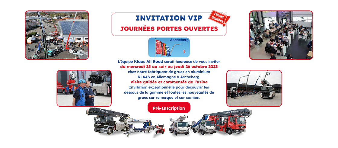 Invitation exceptionnelle Portes Ouvertes Constructeur