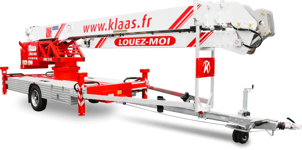Location grue sur remorque tractable Klaas K23-33 33 m