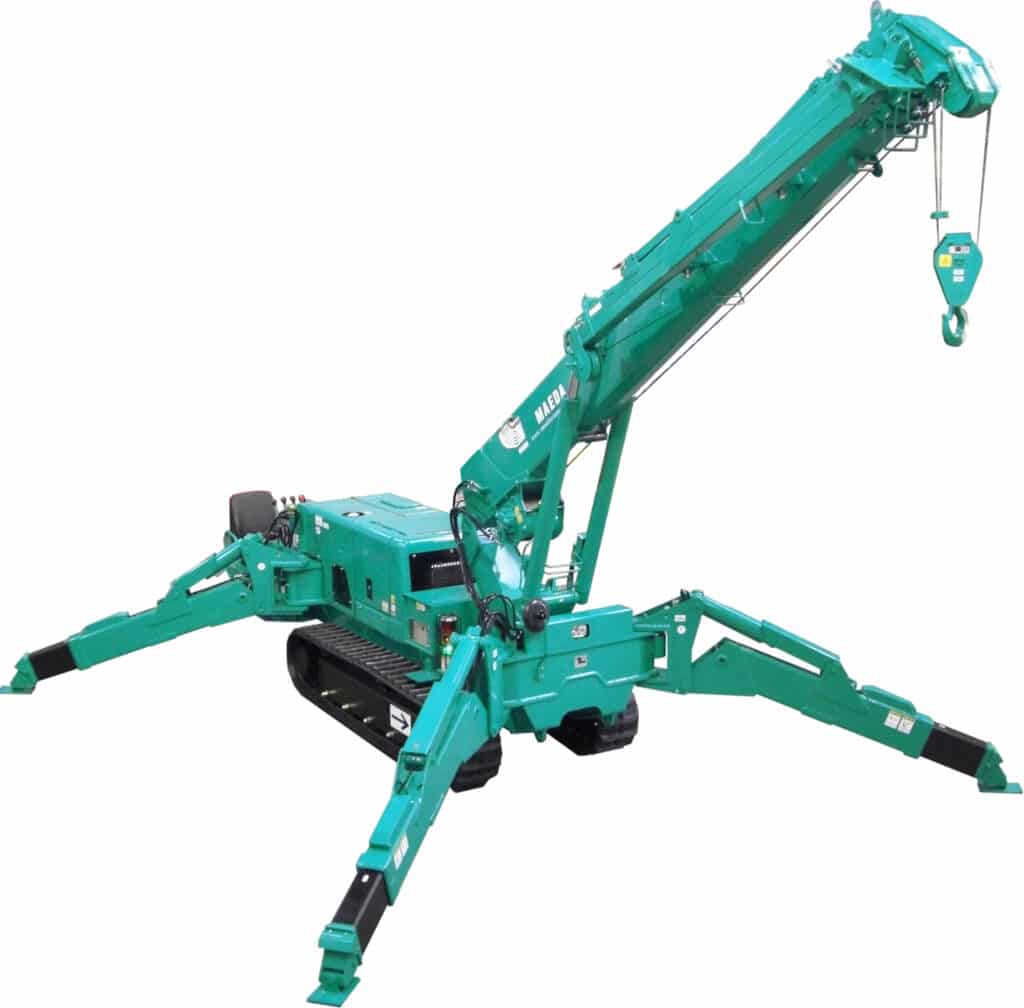 Location mini grue électrique Maeda MC405