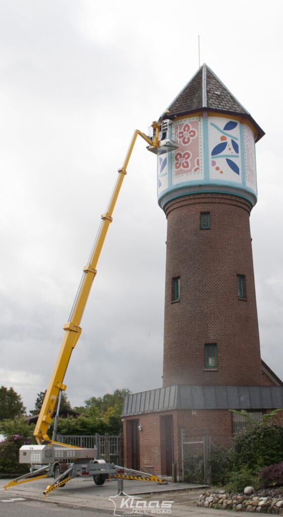 Location Nacelle télescopique sur remorque Ommelift 2100E 21m