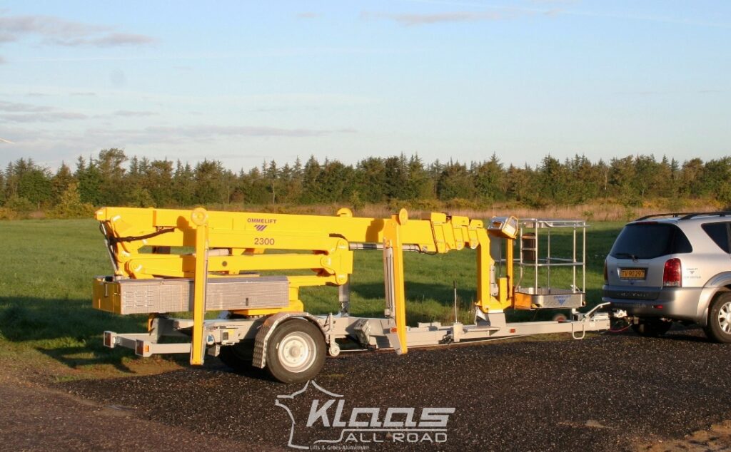 Location Nacelle articulée sur remorque Ommelift 2300EX 23m
